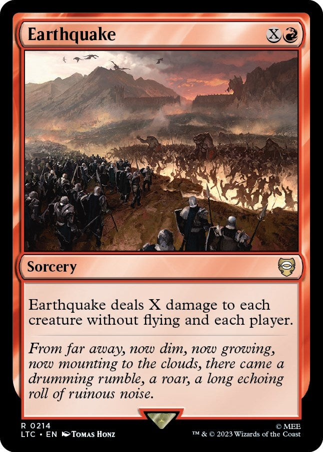Earthquake (214) (Commander: The Lord of the Rings: Tales of Middle-earth)