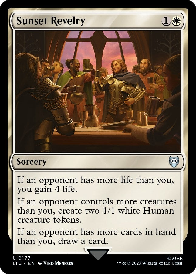 Sunset Revelry (177) (Commander: The Lord of the Rings: Tales of Middle-earth)