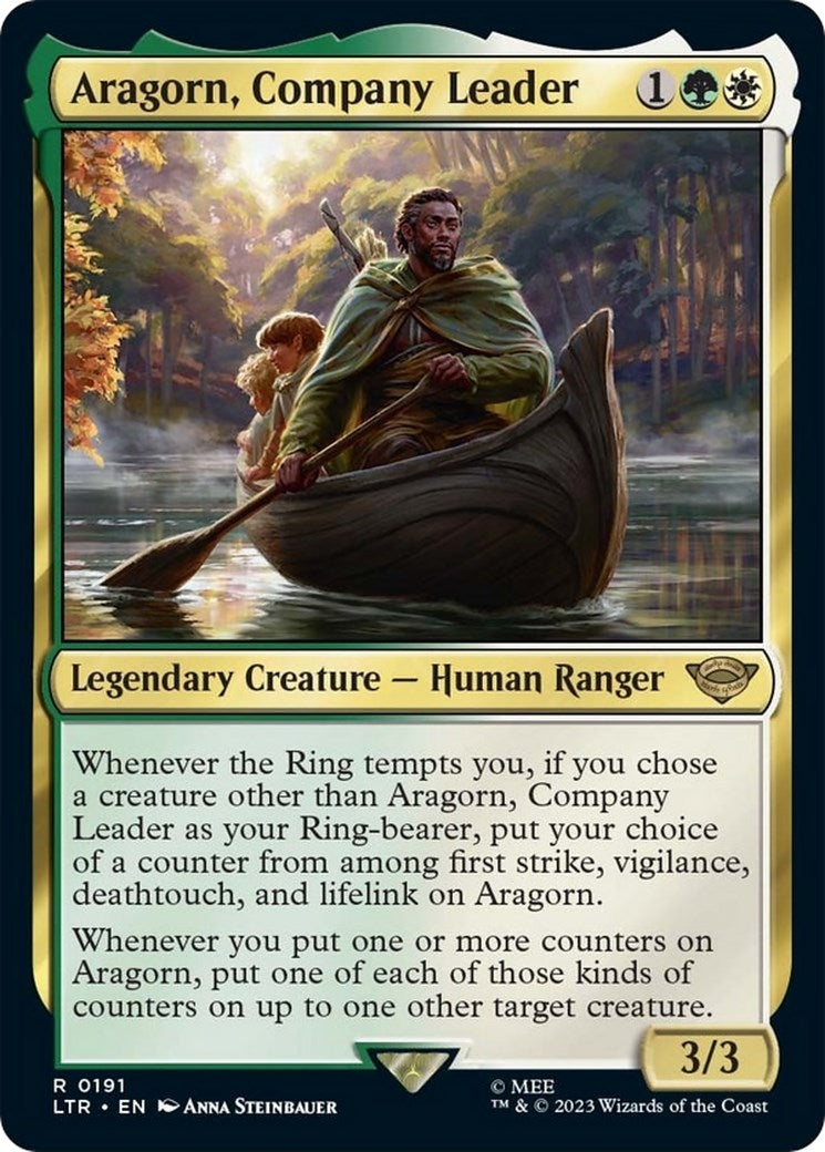 Aragorn, Company Leader (191) (Universes Beyond: The Lord of the Rings: Tales of Middle-earth)