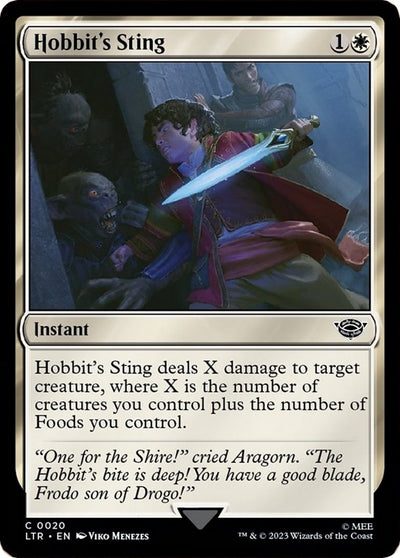 Hobbit's Sting (20) (Universes Beyond: The Lord of the Rings: Tales of Middle-earth)