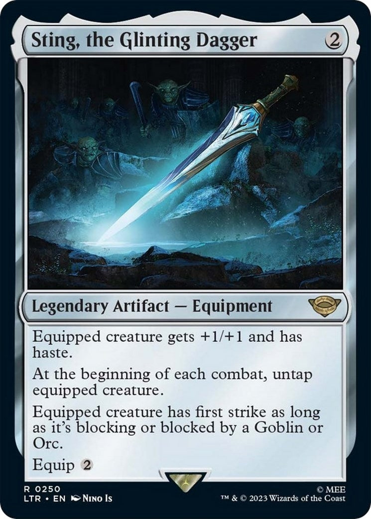 Sting, the Glinting Dagger (250) (Universes Beyond: The Lord of the Rings: Tales of Middle-earth)
