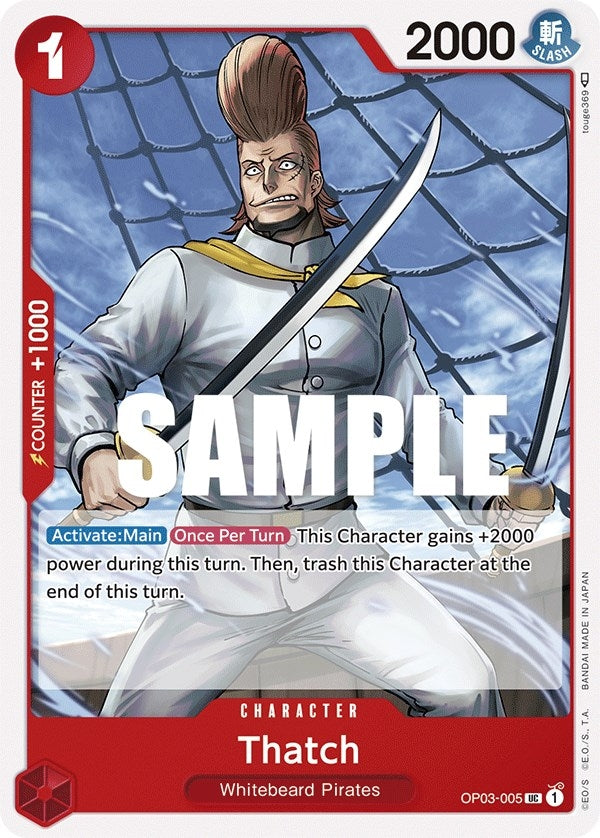 Image for Thatch (OP03-005) (Pillars of Strength) - One Piece Card Game