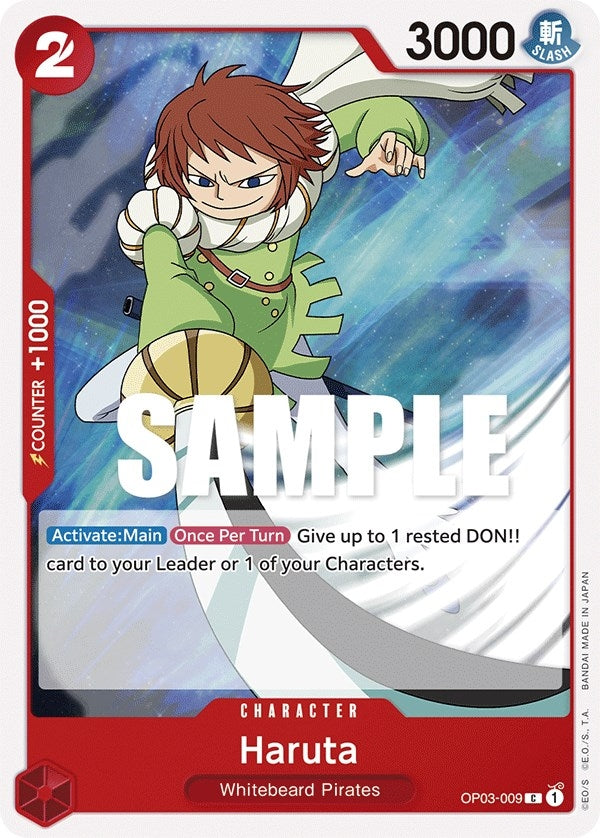 Image for Haruta (OP03-009) (Pillars of Strength) - One Piece Card Game