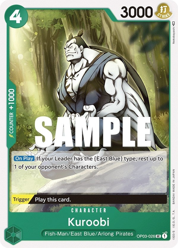 Image for Kuroobi (OP03-026) (Pillars of Strength) - One Piece Card Game