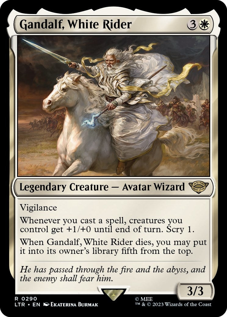 Gandalf, White Rider (290) (Universes Beyond: The Lord of the Rings: Tales of Middle-earth)