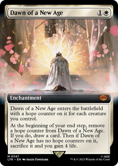 Dawn of a New Age (Extended Art) (347) (Universes Beyond: The Lord of the Rings: Tales of Middle-earth)