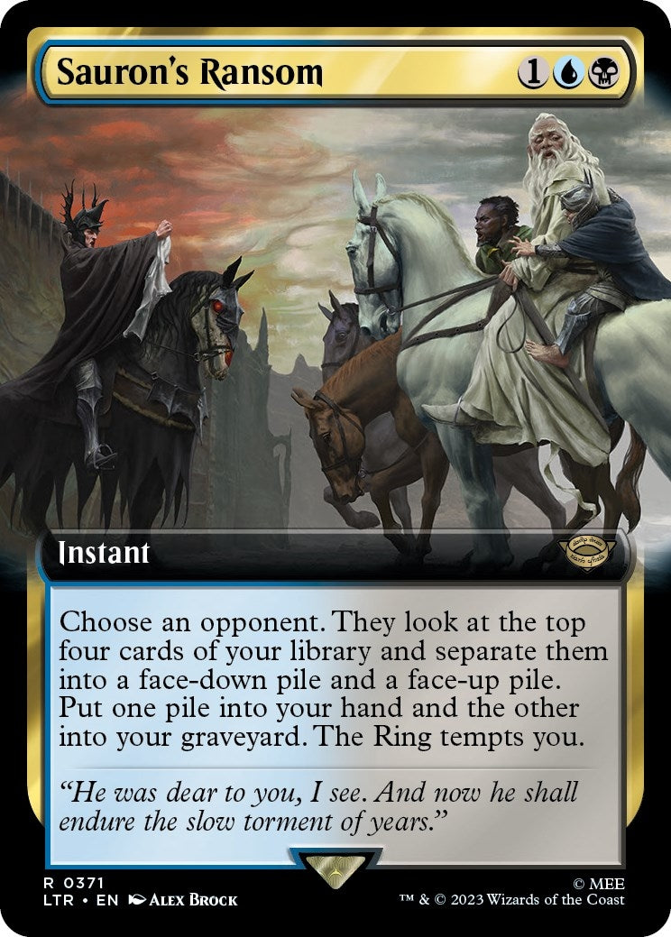Sauron's Ransom (Extended Art) (371) (Universes Beyond: The Lord of the Rings: Tales of Middle-earth)