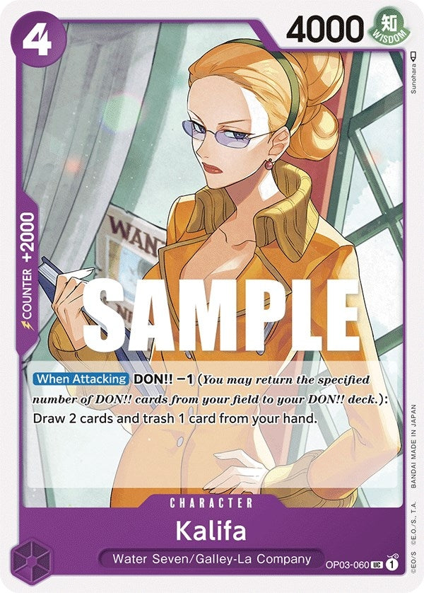 Image for Kalifa (060) (OP03-060) (Pillars of Strength) - One Piece Card Game