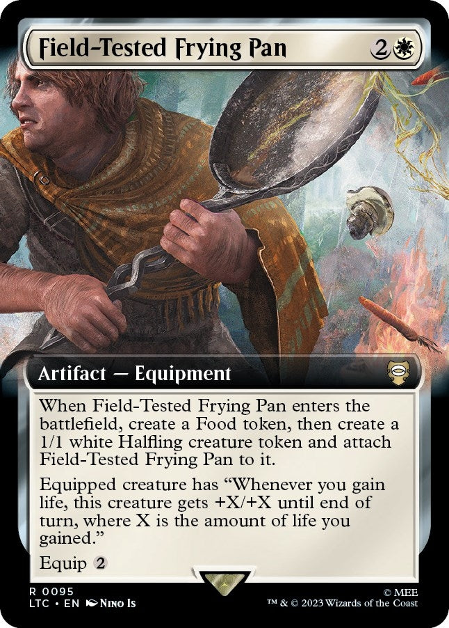 Field-Tested Frying Pan (Extended Art) (95) (Commander: The Lord of the Rings: Tales of Middle-earth)
