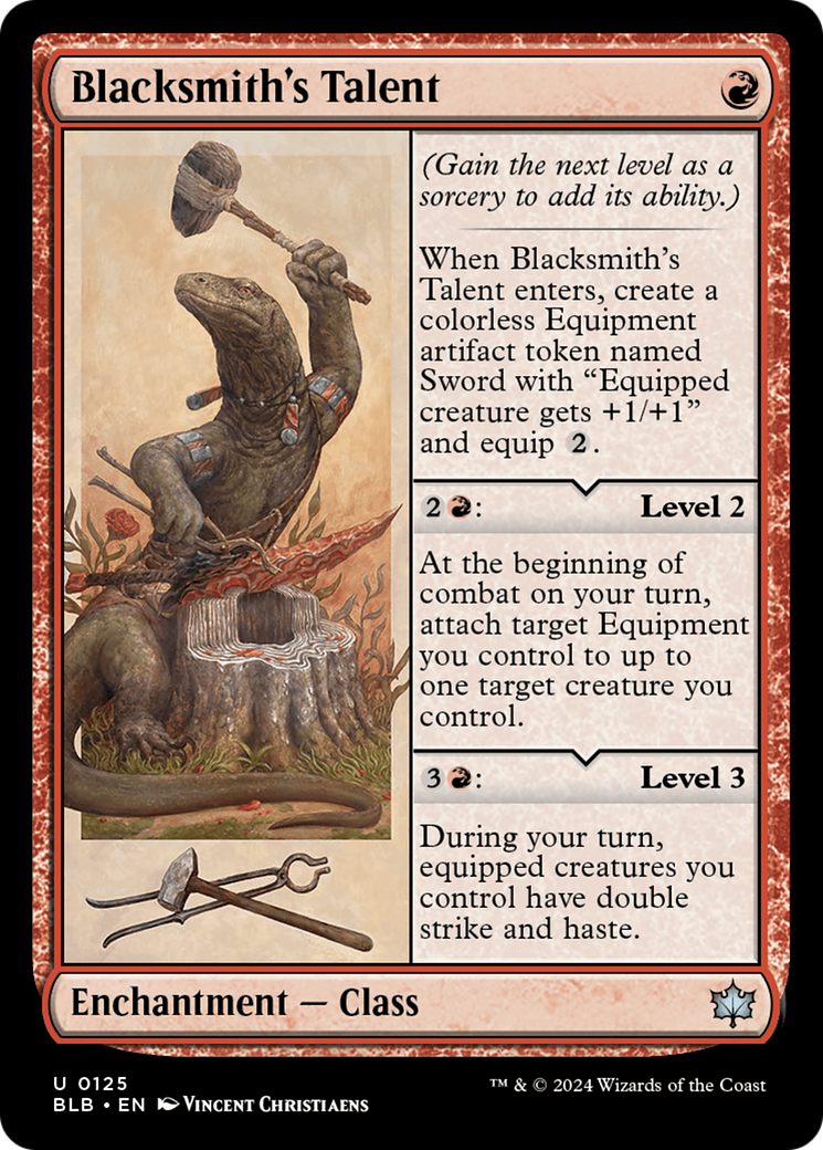 Blacksmith's Talent (125) (Bloomburrow)