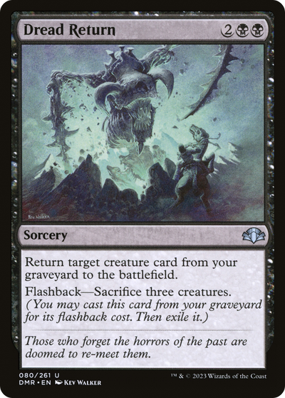 Dread Return (DMR-080) - Dominaria Remastered Foil