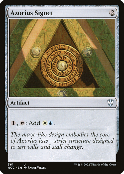 Azorius Signet (361) (Commander: Streets of New Capenna)