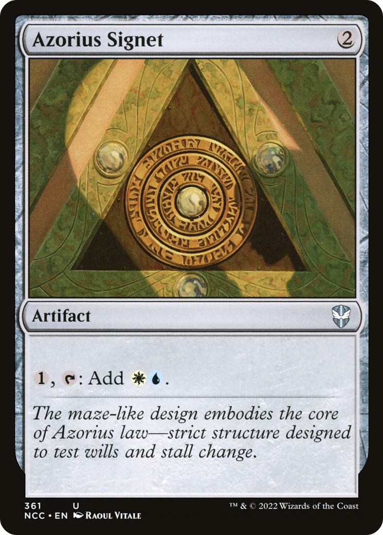 Azorius Signet (361) (Commander: Streets of New Capenna)