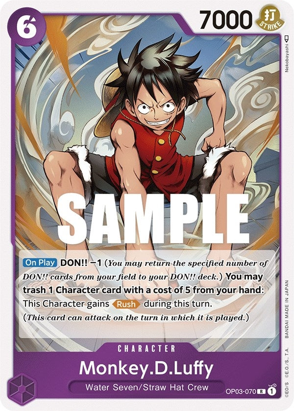 Monkey.D.Luffy (OP03-070) (Pillars of Strength)