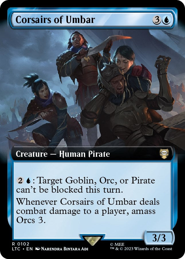 Corsairs of Umbar (Extended Art) (102) (Commander: The Lord of the Rings: Tales of Middle-earth)