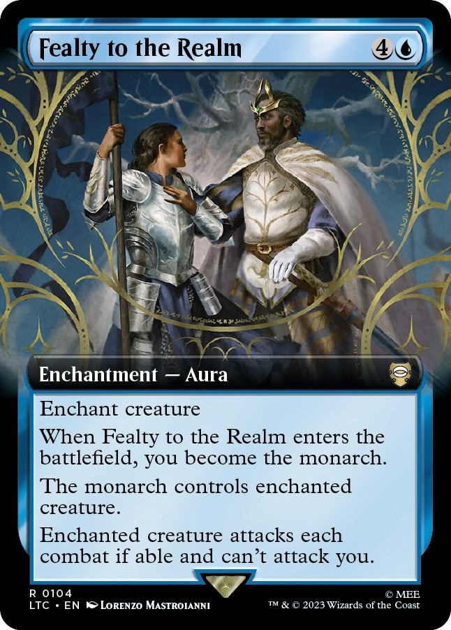 Fealty to the Realm (Extended Art) (104) (Commander: The Lord of the Rings: Tales of Middle-earth)