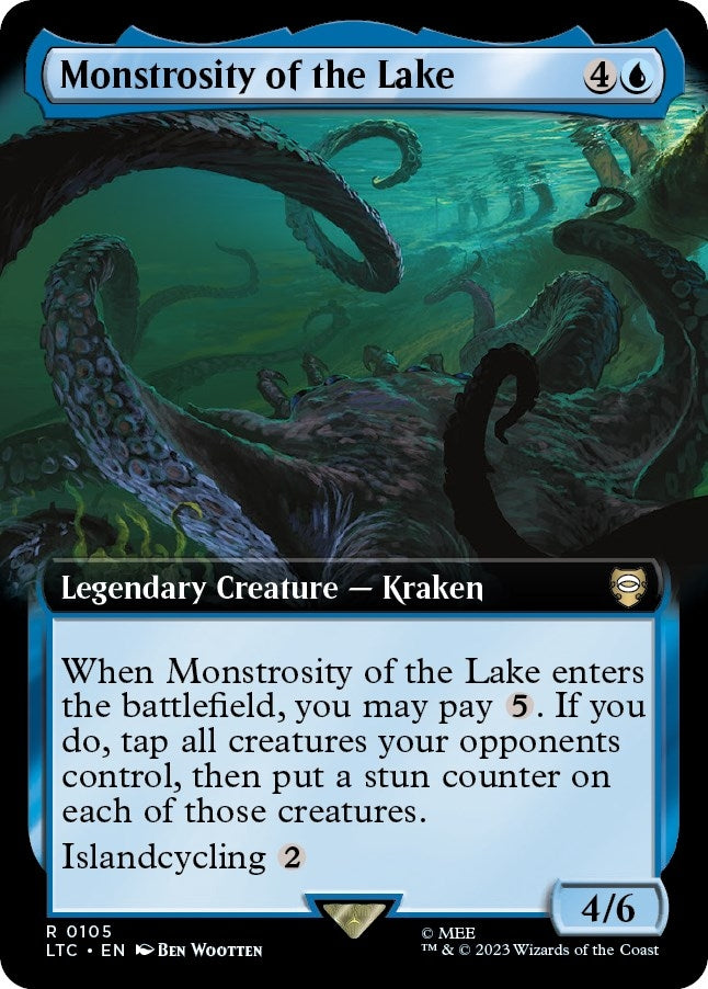 Monstrosity of the Lake (Extended Art) (105) (Commander: The Lord of the Rings: Tales of Middle-earth)
