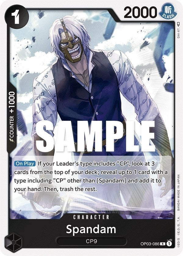 Image for Spandam (OP03-086) (Pillars of Strength) - One Piece Card Game