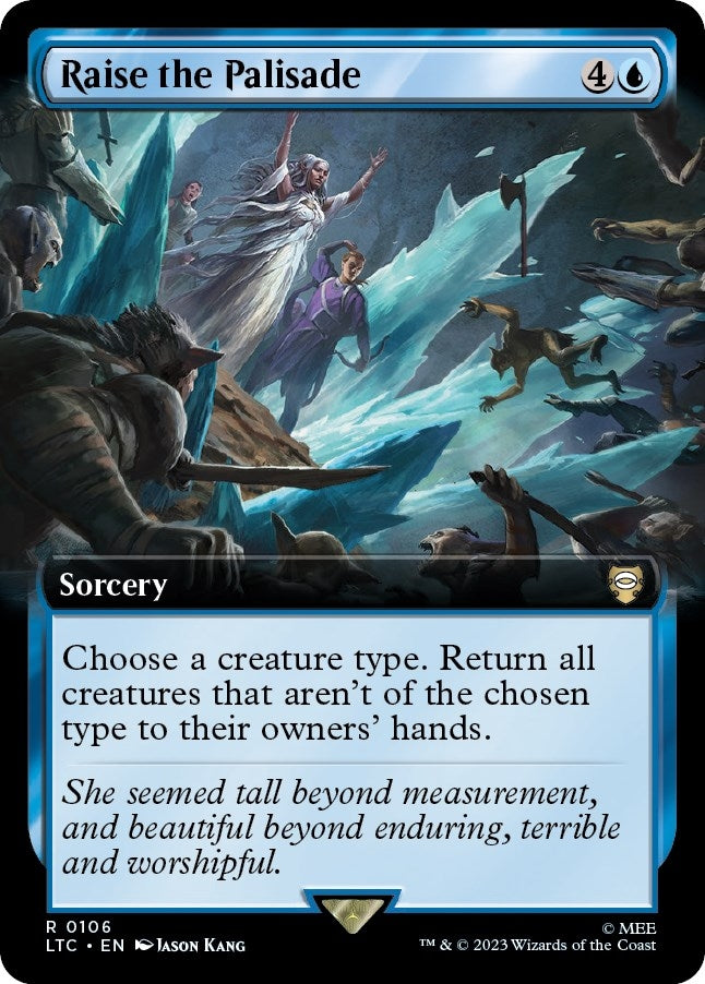 Raise the Palisade (Extended Art) (106) (Commander: The Lord of the Rings: Tales of Middle-earth)