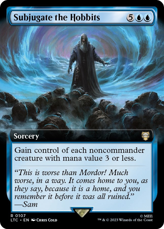 Subjugate the Hobbits (Extended Art) (107) (Commander: The Lord of the Rings: Tales of Middle-earth)