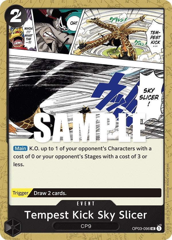 Image for Tempest Kick Sky Slicer (OP03-096) (Pillars of Strength) - One Piece Card Game