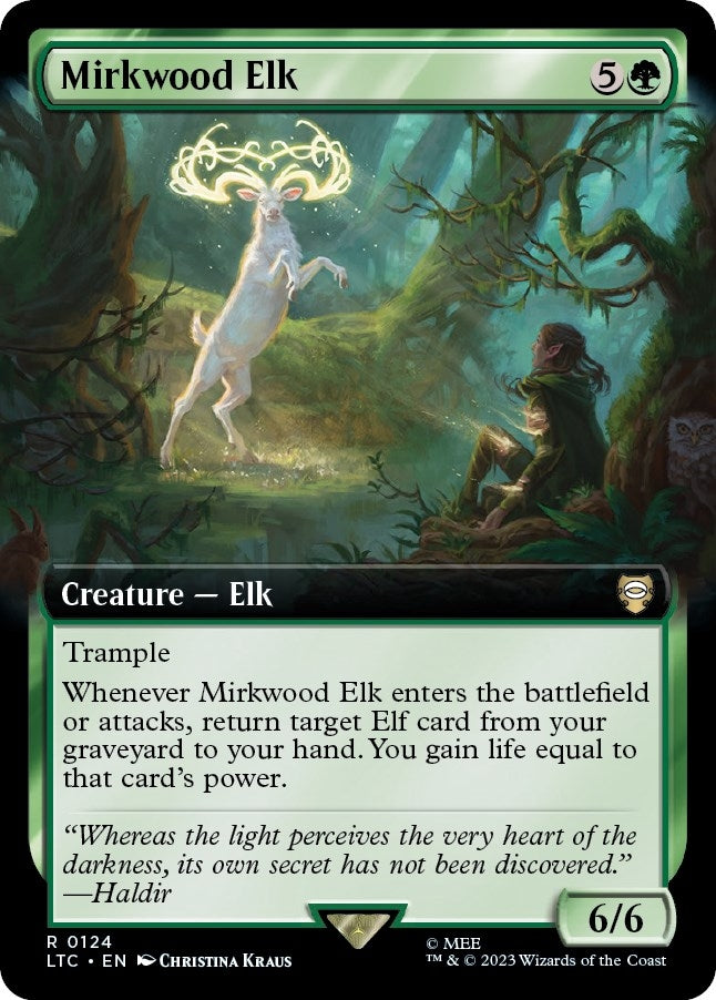 Mirkwood Elk (Extended Art) (124) (Commander: The Lord of the Rings: Tales of Middle-earth)