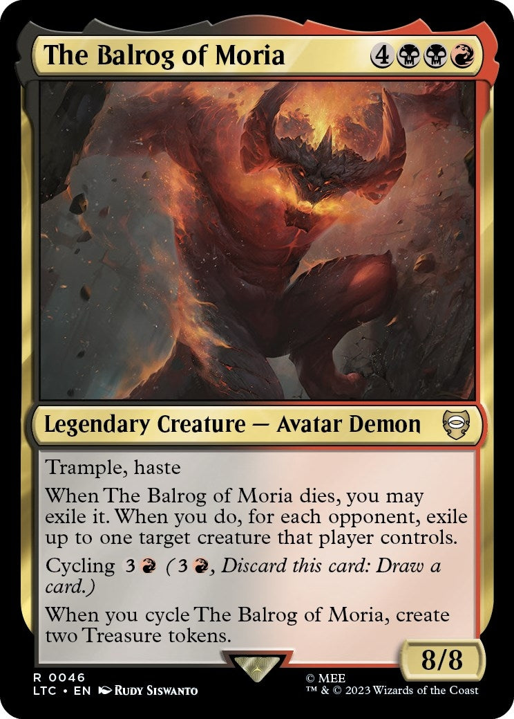 The Balrog of Moria (46) (Commander: The Lord of the Rings: Tales of Middle-earth)