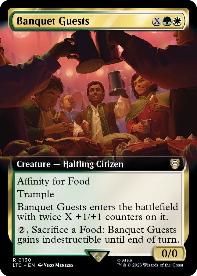 Banquet Guests (Extended Art) (130) (Commander: The Lord of the Rings: Tales of Middle-earth)
