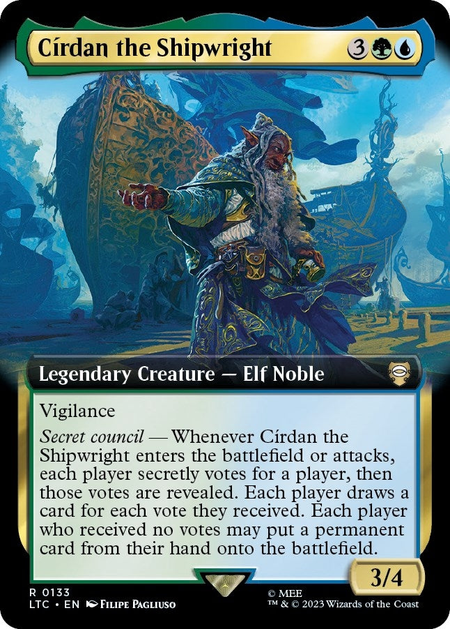 Cirdan the Shipwright (Extended Art) (133) (Commander: The Lord of the Rings: Tales of Middle-earth)