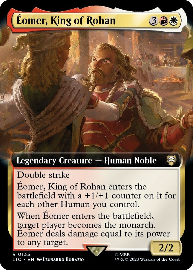 Eomer, King of Rohan (Extended Art) (135) (Commander: The Lord of the Rings: Tales of Middle-earth)