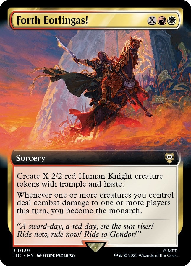 Forth Eorlingas! (Extended Art) (139) (Commander: The Lord of the Rings: Tales of Middle-earth)