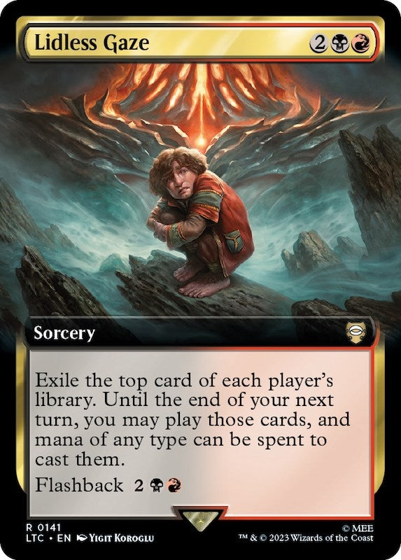 Lidless Gaze (Extended Art) (141) (Commander: The Lord of the Rings: Tales of Middle-earth)