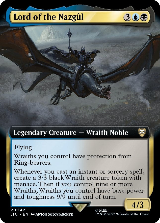 Lord of the Nazgul (Extended Art) (142) (Commander: The Lord of the Rings: Tales of Middle-earth)