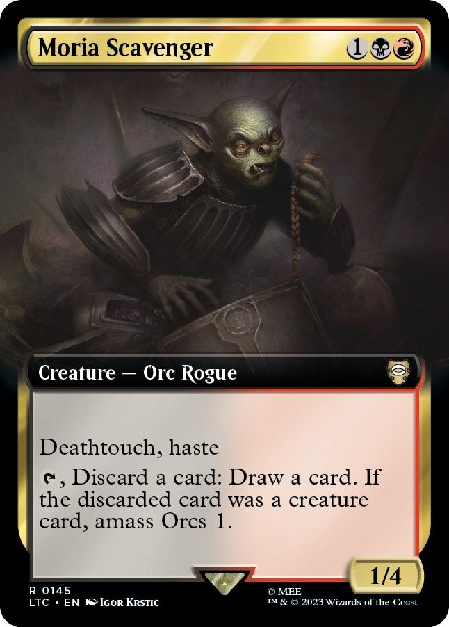 Moria Scavenger (Extended Art) (145) (Commander: The Lord of the Rings: Tales of Middle-earth)