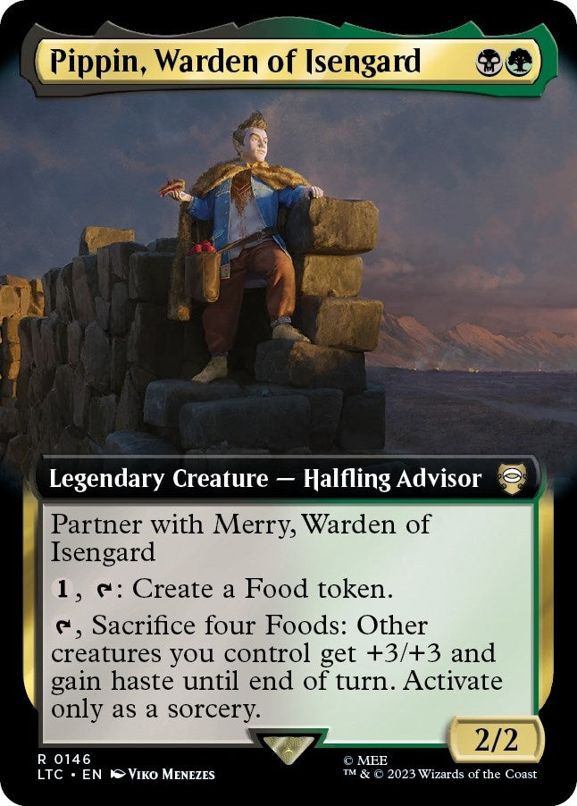 Pippin, Warden of Isengard (Extended Art) (146) (Commander: The Lord of the Rings: Tales of Middle-earth)