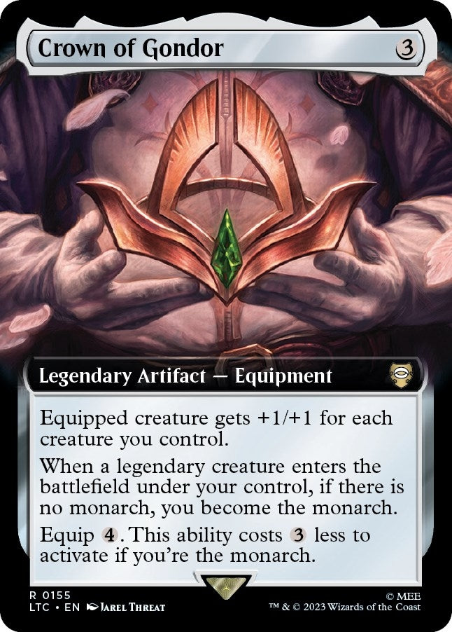 Crown of Gondor (Extended Art) (155) (Commander: The Lord of the Rings: Tales of Middle-earth)