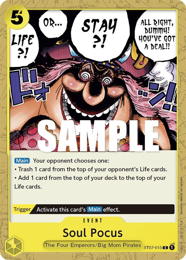 Image for Soul Pocus (ST07-015) (Starter Deck 7: Big Mom Pirates) - One Piece Card Game