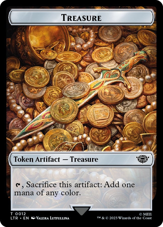 Treasure Token (12) (Universes Beyond: The Lord of the Rings: Tales of Middle-earth)