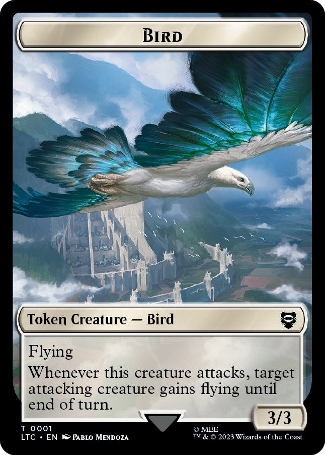 Bird (0001) // Food (0010) Double-Sided Token (1 // 10) (Commander: The Lord of the Rings: Tales of Middle-earth)