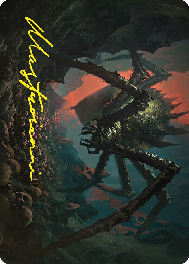 Shelob, Child of Ungoliant Art Card (Gold-Stamped Signature) (23) (Art Series: Universes Beyond: The Lord of the Rings: Tales of Middle-earth)