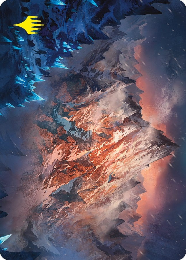 Mountain Art Card (Gold-Stamped Signature) (31) (Art Series: Universes Beyond: The Lord of the Rings: Tales of Middle-earth)