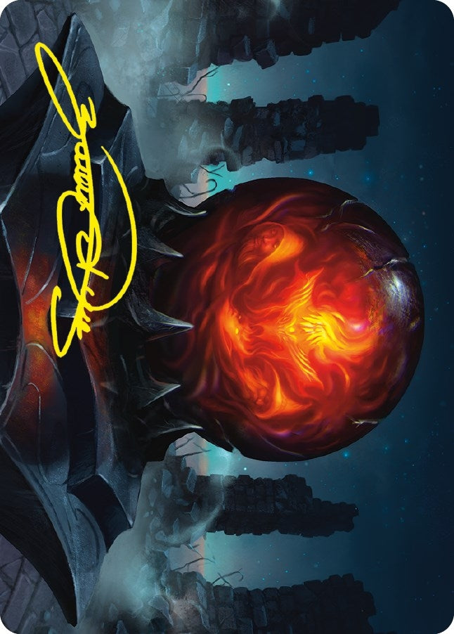 Commander's Sphere Art Card (Gold-Stamped Signature) (75) (Art Series: Universes Beyond: The Lord of the Rings: Tales of Middle-earth)