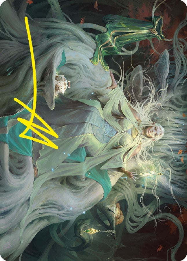 Galadriel, Gift-Giver Art Card (Gold-Stamped Signature) (35) (Art Series: Universes Beyond: The Lord of the Rings: Tales of Middle-earth)