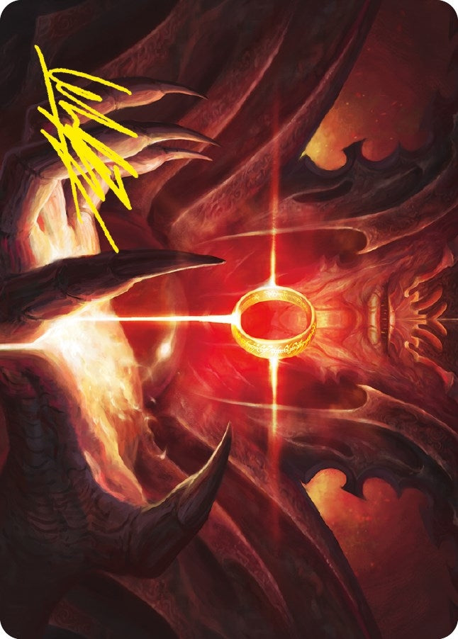Sol Ring Art Card (Gold-Stamped Signature) (76) (Art Series: Universes Beyond: The Lord of the Rings: Tales of Middle-earth)