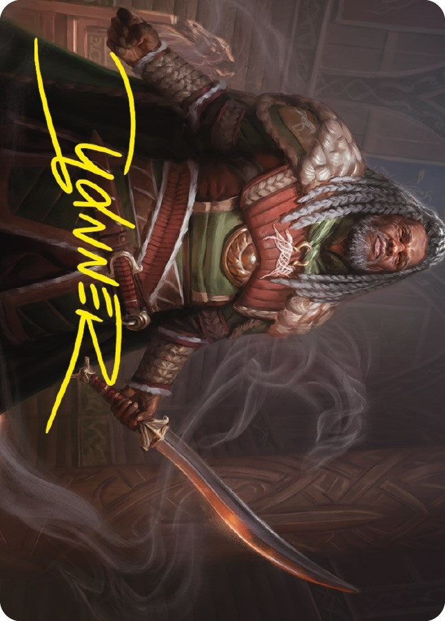 Theoden, King of Rohan Art Card (Gold-Stamped Signature) (25) (Art Series: Universes Beyond: The Lord of the Rings: Tales of Middle-earth)