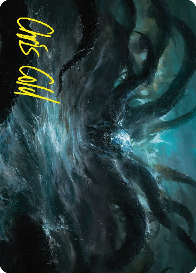 The Watcher in the Water Art Card (Gold-Stamped Signature) (7) (Art Series: Universes Beyond: The Lord of the Rings: Tales of Middle-earth)