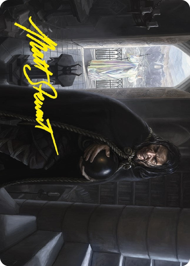 Grima, Saruman's Footman Art Card (Gold-Stamped Signature) (63) (Art Series: Universes Beyond: The Lord of the Rings: Tales of Middle-earth)