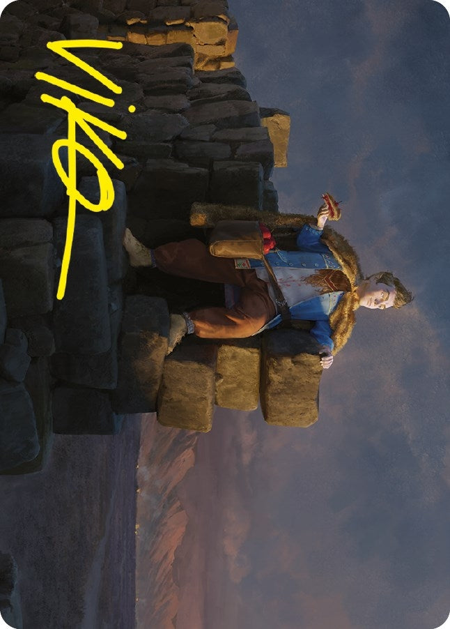 Pippin, Warden of Isengard Art Card (Gold-Stamped Signature) (66) (Art Series: Universes Beyond: The Lord of the Rings: Tales of Middle-earth)