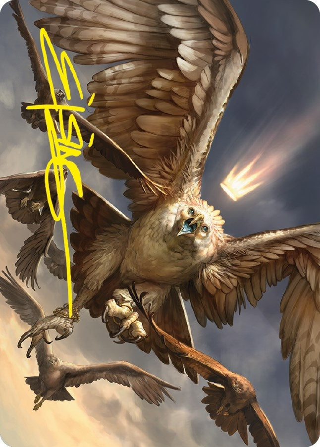 Gwaihir, Greatest of the Eagles Art Card (Gold-Stamped Signature) (59) (Art Series: Universes Beyond: The Lord of the Rings: Tales of Middle-earth)