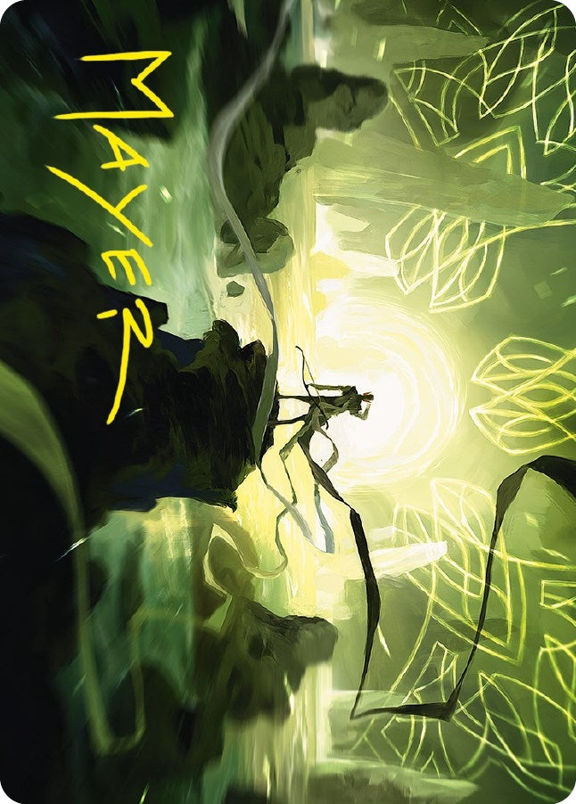 Legolas, Master Archer Art Card (Gold-Stamped Signature) (45) (Art Series: Universes Beyond: The Lord of the Rings: Tales of Middle-earth)
